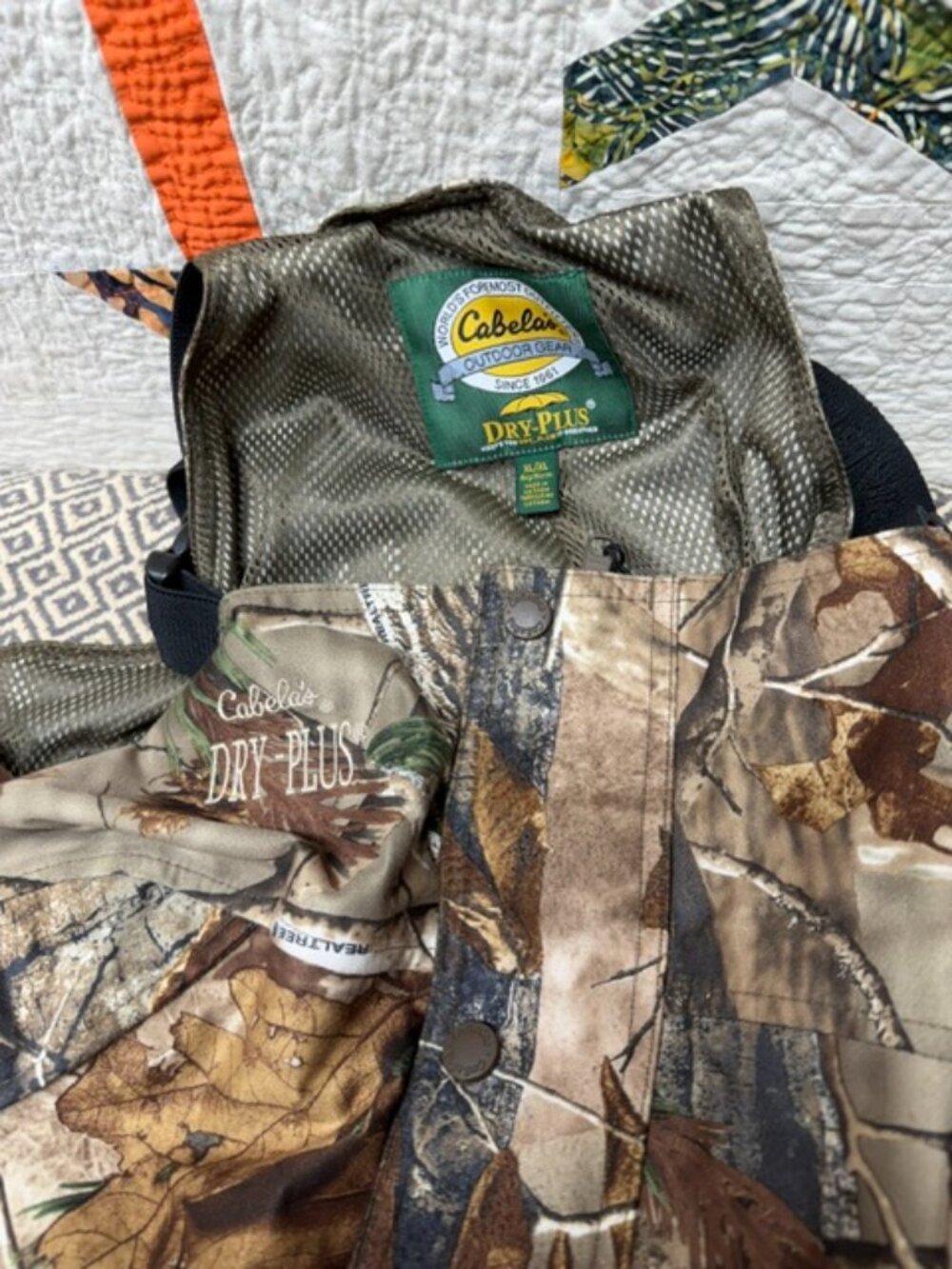 Cabela's Dry Plus Camo Bibs Men's Size XL
